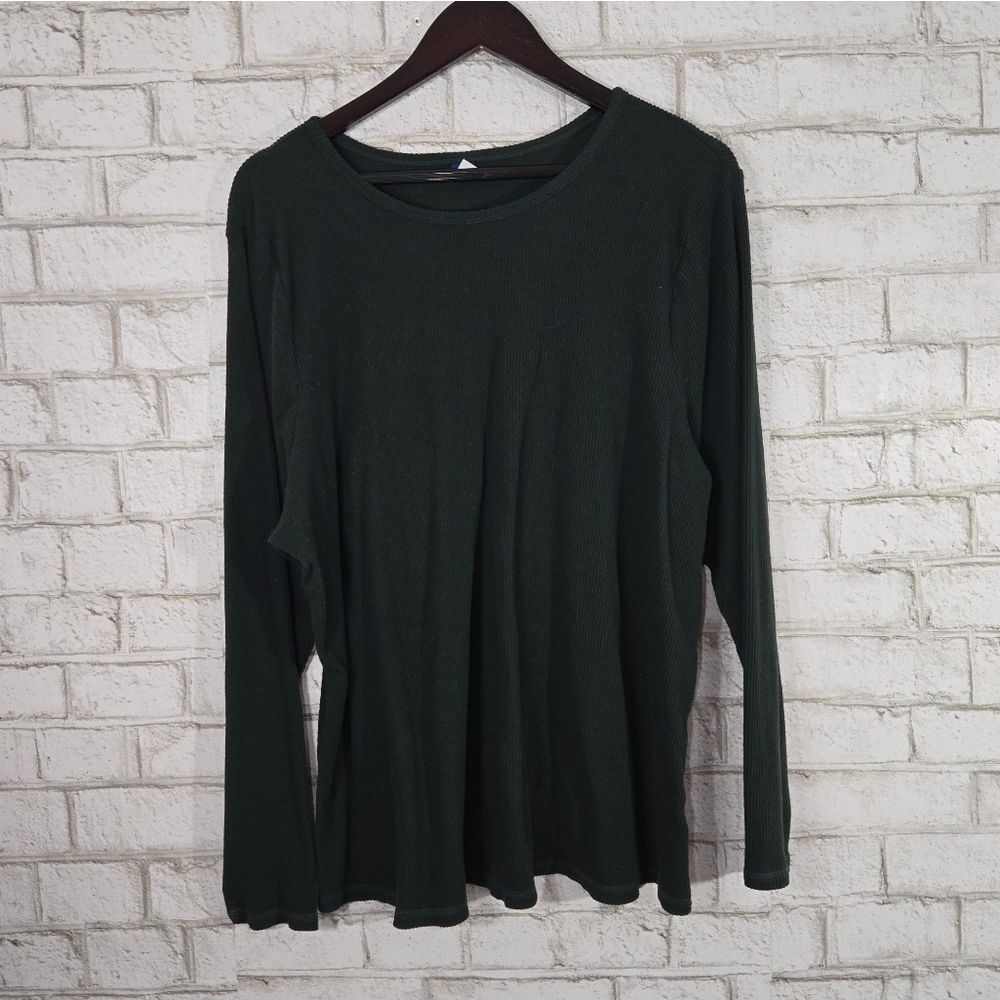 Old Navy Dark Green Long Sleeve Tee